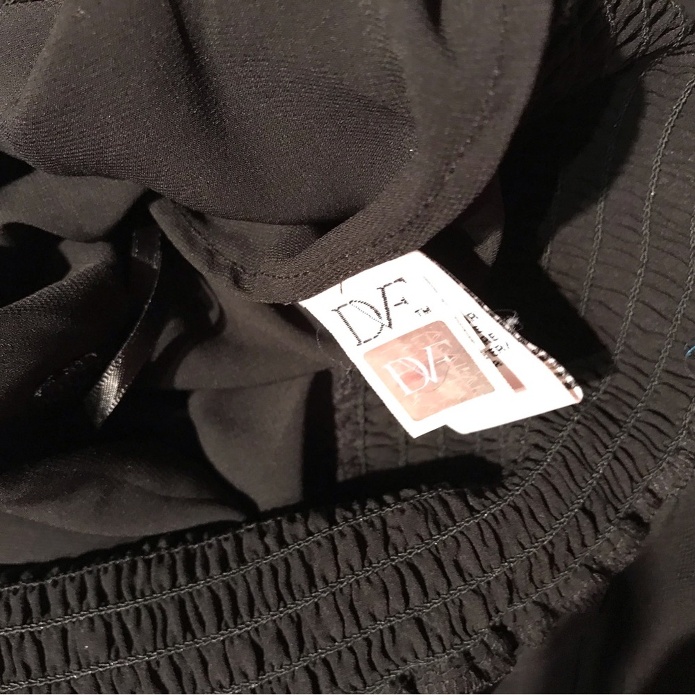 Diane Von Furstenberg DVF Kelley Silk Mini Dress in Encore Peacock Blue 0 - Picture 10 of 13